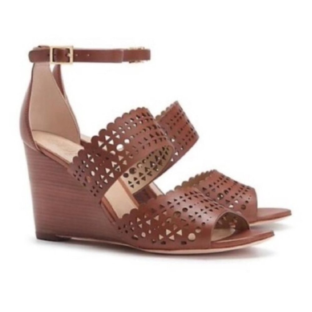 Tory Burch Perforated Gladiator 85mm Wedge